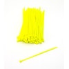 Mutual Industries Nylon Locking Ties, 7, Neon Yellow, 100/Pack