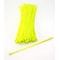 Mutual Industries Nylon Locking Ties, 11, Neon Yellow, 100/Pack