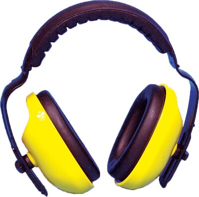 Mutual Industries Protective Ear Muff, Cordless, Yellow, 22 dB (50024) (50024)