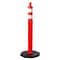 Mutual Industries Reflective PVC Delineator Post, Orange (17725)