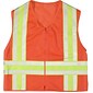 Mutual Industries MiViz ANSI High Visibility Deluxe Dot Mesh Safety Vest, ANSI Class R2, Orange, XL (16343-45-4)