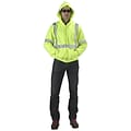 Mutual Industries ANSI Class 3 Hoodie; Lime, 3XL