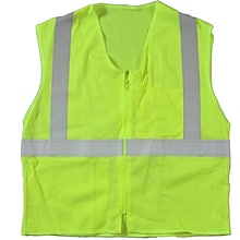 Mutual Industries MiViz ANSI Class 2 High Visibility High Value Mesh Safety Vest; Lime, 2XL/3XL