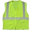 Mutual Industries High Visibility Sleeveless Safety Vest, ANSI Class R2, Lime, 2XL/3XL (17005-139-5)