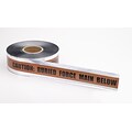 Mutual Industries Force Main Underground Detectable Tape, 2 x 1000, Brown