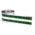 Mutual Industries Storm Drain Underground Detectable Tape, 6 x 1000, Green