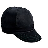 Mutual Industries Kromer A250 Twill Style Hard Bill Cap, Black, One Size