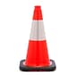 Mutual Industries 18H Reflective Traffic Cone, Orange, 3 lbs. (17720-118-3)