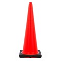 Mutual Industries 10 lbs. Plain Traffic Cone, 36, Orange