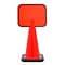 Mutual Industries BLANK Traffic Cone Sign, 11 x 13