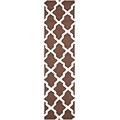 Safavieh Zoey Cambridge Wool Pile Area Rug, Dark Brown/Ivory, 2 6 x 6