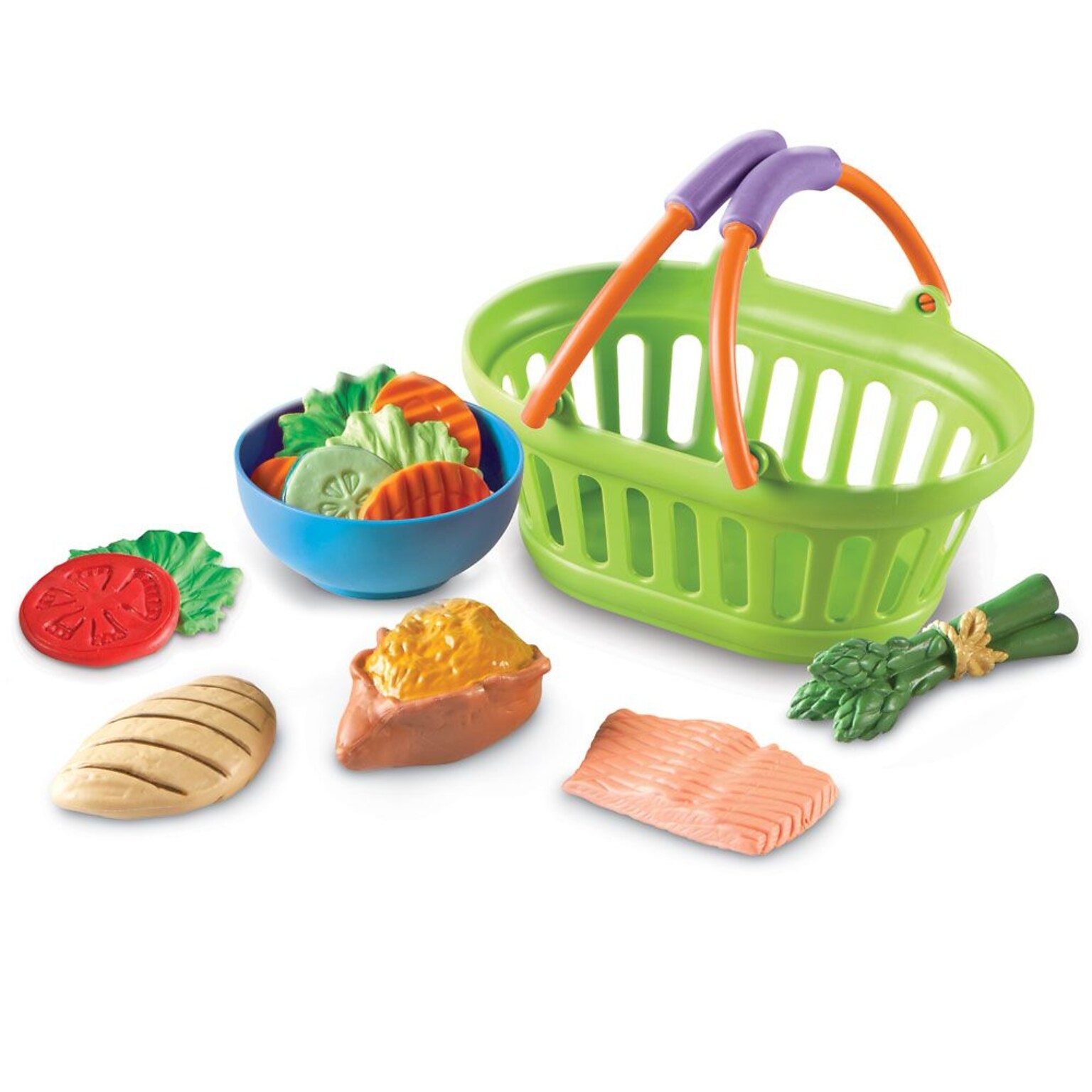 Learning Resources New Sprouts Healthy Dinner Pretend Play Food Set (LER9742)