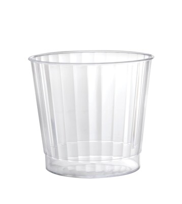 Fineline Settings Renaissance 2409 Crystal Rock Tumbler, Clear
