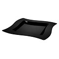 Fineline Settings Wavetrends 110-BK Dinner Plate, Black