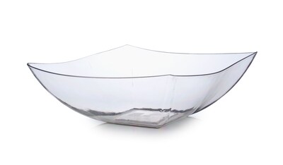 Fineline Settings Wavetrends 132-CL Serving Bowl, Clear