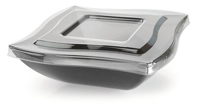 Fineline Settings Wavetrends 132-L Serving Bowl, Clear