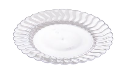 Fineline Settings Flairware 207-CL Flaired Salad Plate, Clear