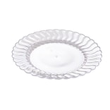 Fineline Settings Flairware 207-CL Flaired Salad Plate, Clear
