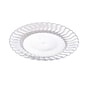 Fineline Settings Flairware 206-CL Flaired Dessert Plate, Clear