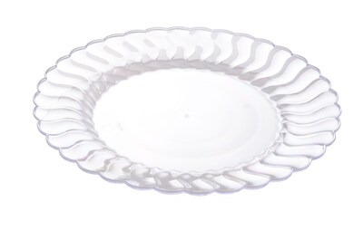 Fineline Settings Flairware 210-CL Dinner Plate, Clear