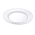 Fineline Settings Flairware 209-CL Flaired Dinner Plate, Clear