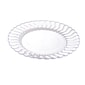 Fineline Settings Flairware 210-CL Dinner Plate, Clear