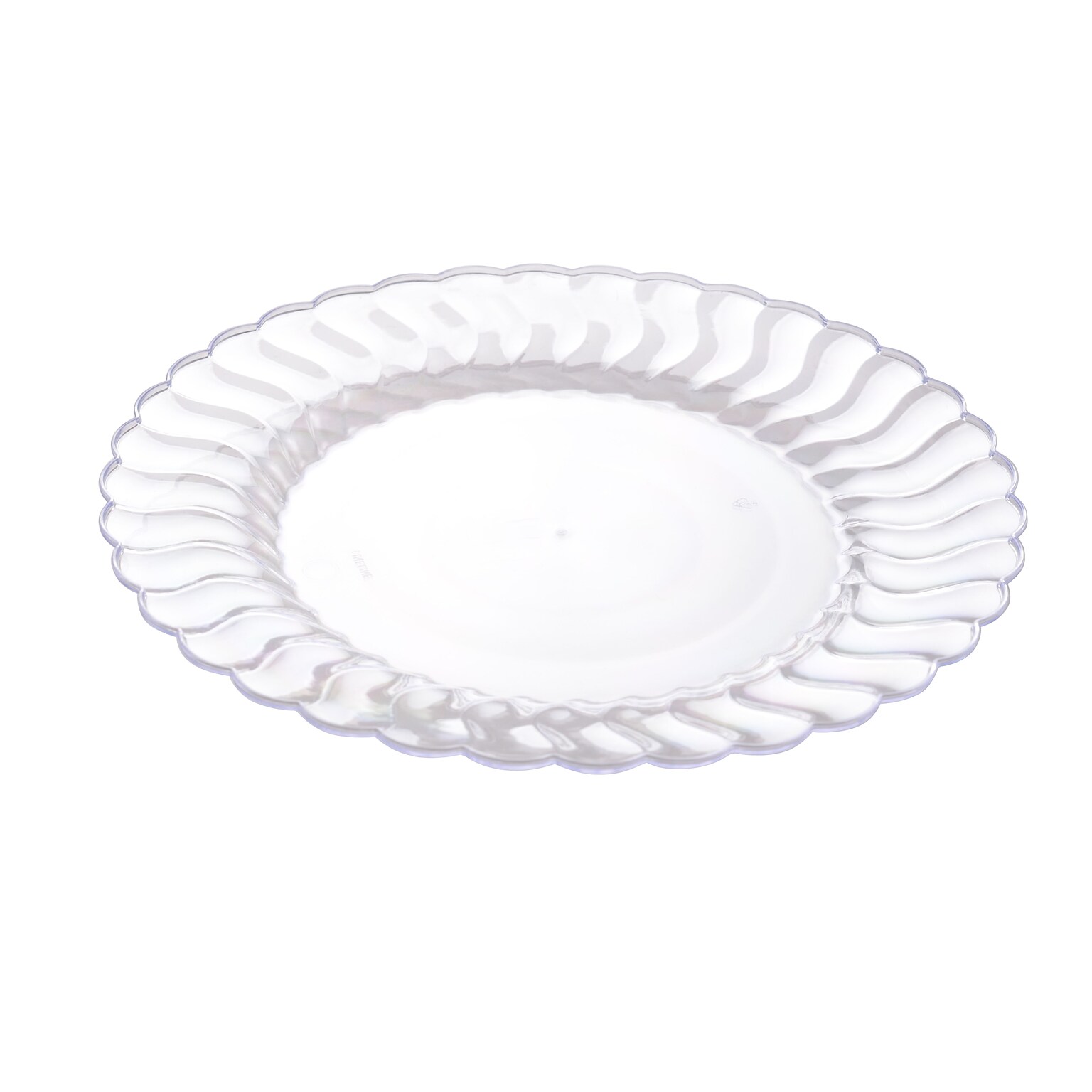 Fineline Settings Flairware 210-CL Dinner Plate, Clear