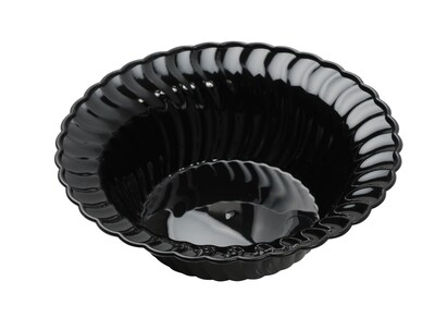 Fineline Settings Flairware 205-BK Dessert Bowl, Black