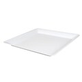 Fineline Settings Platter Pleasers 3500 Square Serving Tray, White