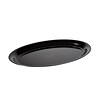 Fineline Settings Platter Pleasers 3515 Oval Serving Tray, Black