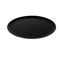 Fineline Settings Platter Pleasers 8801 Classic Round Tray, Black
