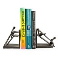 Danya B ZI12136 Children on a Slide Iron Bookend Set of 2, Brown/Gold