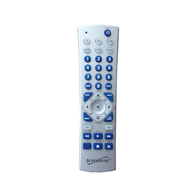 Supersonic® SC-26 Universal Remote Control, Silver