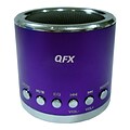 QFX® CS-59US Portable Multimedia Speaker With Micro SD; Purple