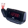 Naxa® NRC-173 Projection Dual Alarm Clock, Black