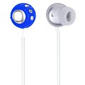 QFX® H-53 Lightweight Stereo Earbuds, Blue