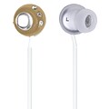 QFX® H-53 Lightweight Stereo Earbuds, Brown