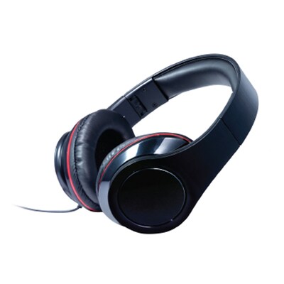 Craig® CHP5009 Foldable Stereo Headphone, Red