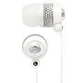 QFX® H-15 Lightweight Stereo Earbuds, White