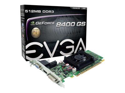 EVGA® NVIDIA® GeForce® 512-P3-1300-LR Video Card;  512 MB DDR3,  4.8 GBPS