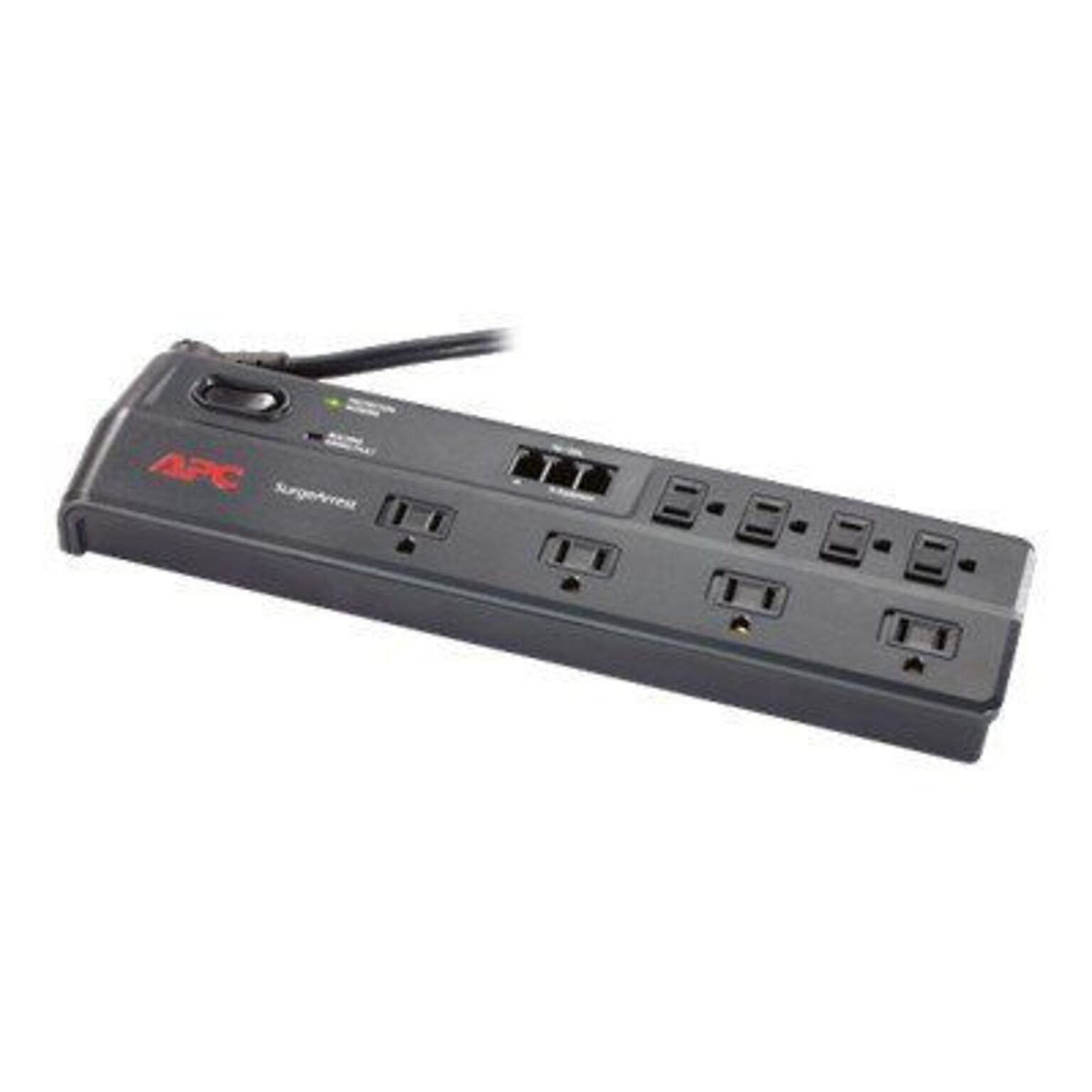 APC® SurgeArrest 8-Outlet 2770 Joule Surge Suppressor With 6 Cord