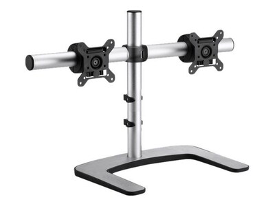 Visidec LCD Monitor Freestanding Dual Display Stand; Up To 26 1/2 lb, 24 in
