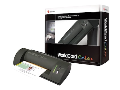 Penpower WorldCard Color SW-OCR-0012 Business Card Scanner; Black