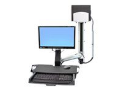 Ergotron® StyleView® Multi Component Mount;  32 lb capacity, Aluminum, Tilt