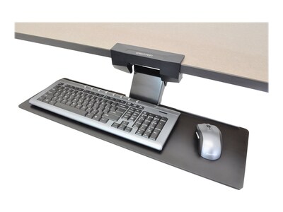 Ergotron Neo-Flex Underdesk Keyboard Arm Adjustable Tray, Black (97-582-009)