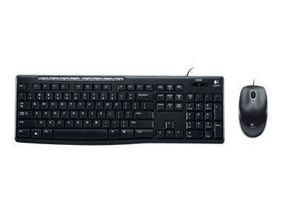 Logitech MK200 Media Combo Wired Keyboard and Mouse