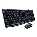Logitech MK200 Media Combo Wired Keyboard and Mouse