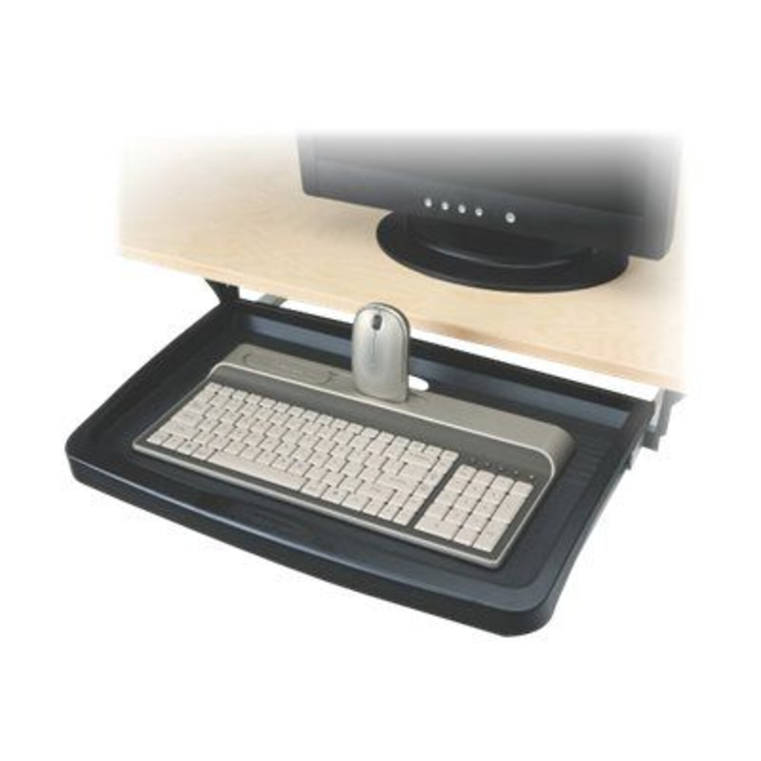 Kensington® Standard Underdesk Keyboard Drawer; Black; 20.6(W) x 10.1(D)