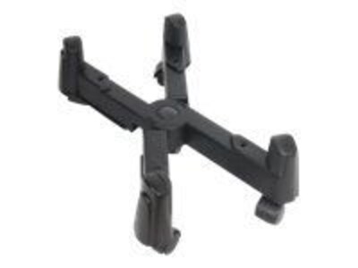 Syba SYACC65029 Adjustable Width Black Plastic CPU Stand;  5 Casters;  17(H) x 4(W) x 4(D)