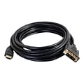 C2G® 42516 6.6 HDMI to DVI-D Single Link Male/Male Digital Video Cable; Black